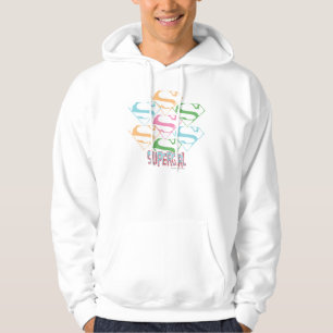 Supergirl Pastelllogo-Collage Hoodie