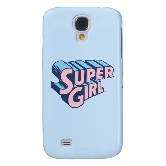 Supergirl Pink and Blue Logo Case-Mate Samsung Galaxy Hülle (Rückseite)