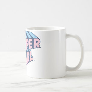Supergirl Pink and Blue Logo Tasse