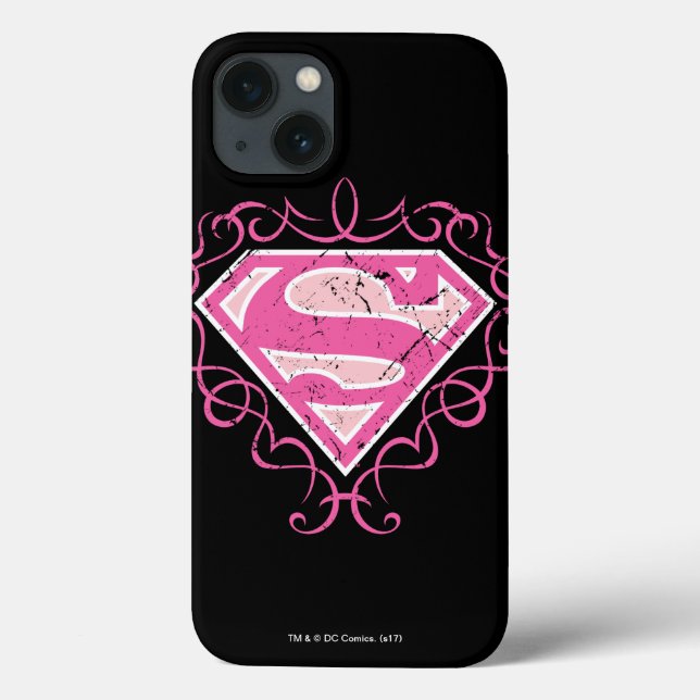 Supergirl Pink Colorful Case-Mate iPhone Hülle (Rückseite)