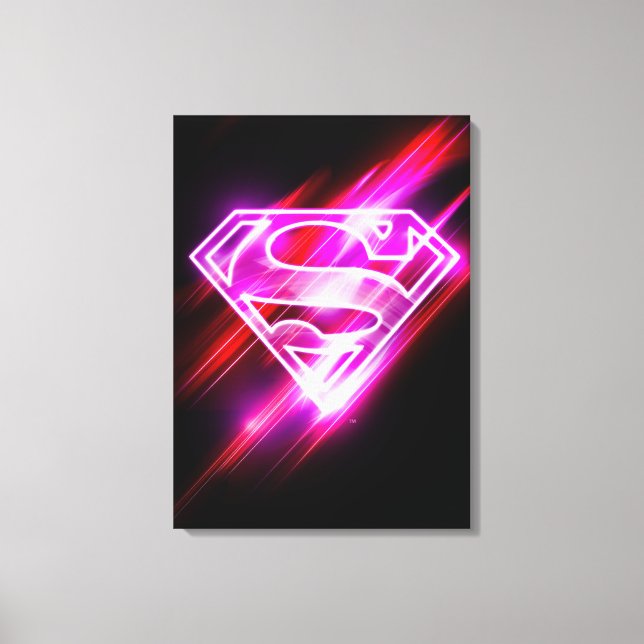 Supergirl Pink Leinwanddruck (Vorderseite)