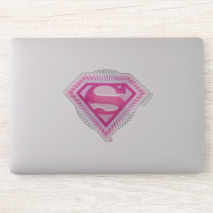 Supergirl Pink Logo Aufkleber