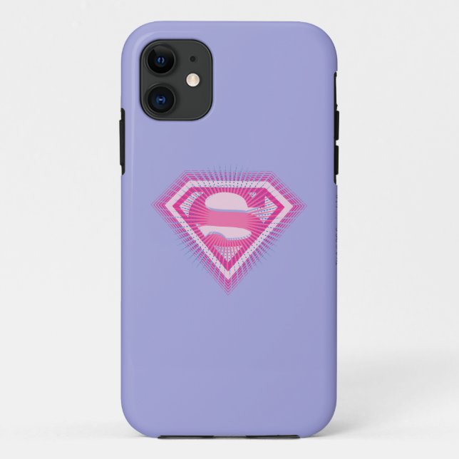 Supergirl Pink Logo Case-Mate iPhone Hülle (Rückseite)