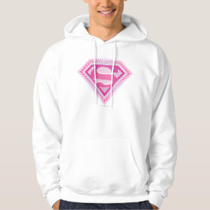 Supergirl Pink Logo Hoodie