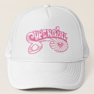 Supergirl Pink Logo Star Burg Truckerkappe