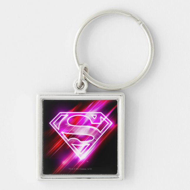 Supergirl Pink Schlüsselanhänger (Vorne)
