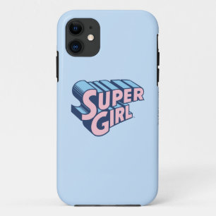 Supergirl Pink und Blue Logo Case-Mate iPhone Hülle