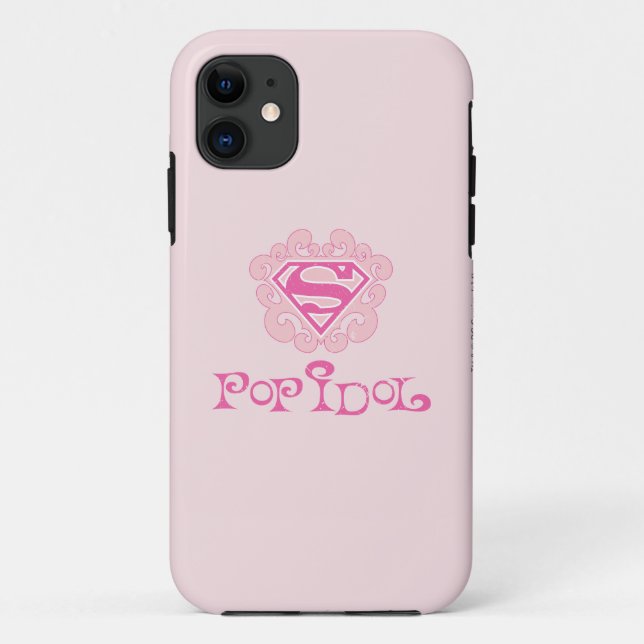 Supergirl Pop Idol Case-Mate iPhone Hülle (Rückseite)