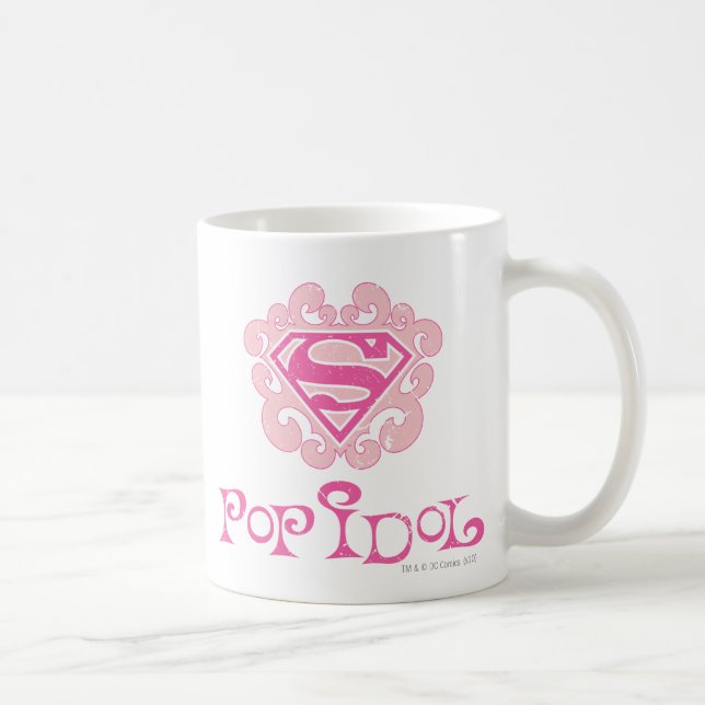Supergirl Pop Idol Tasse (Rechts)