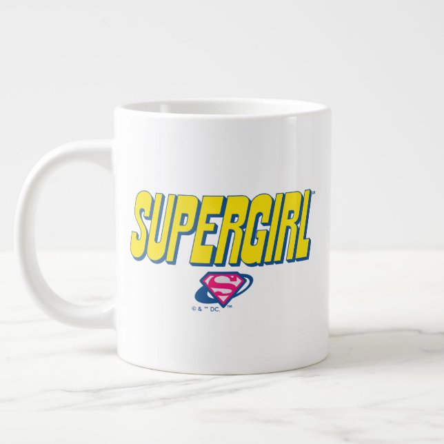 Supergirl Pop-Logo Jumbo-Tasse (Links)