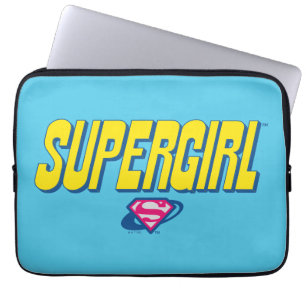 Supergirl Pop-Logo Laptopschutzhülle