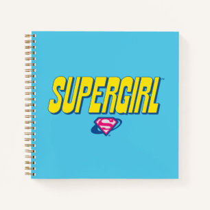 Supergirl Pop-Logo Notizbuch