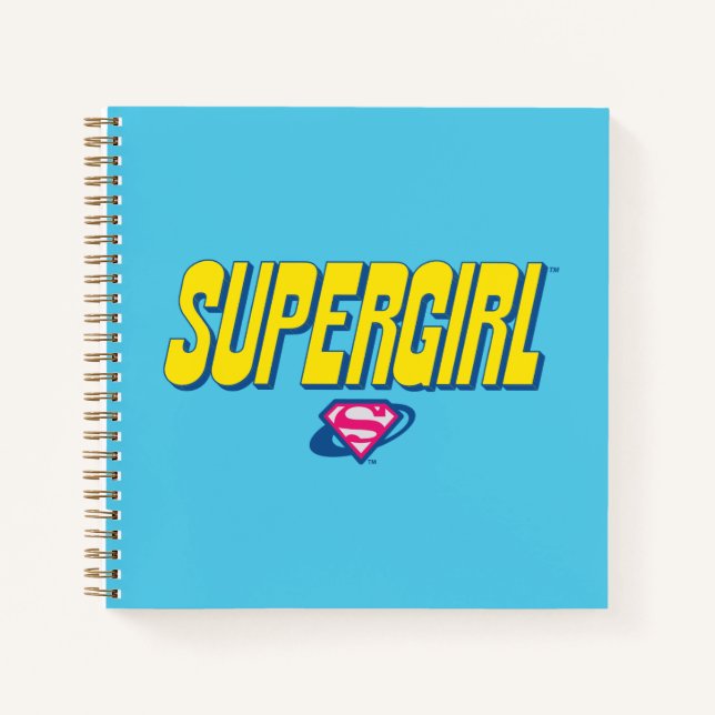 Supergirl Pop Logo Notizbuch (Vorderseite)