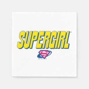 Supergirl Pop-Logo Serviette