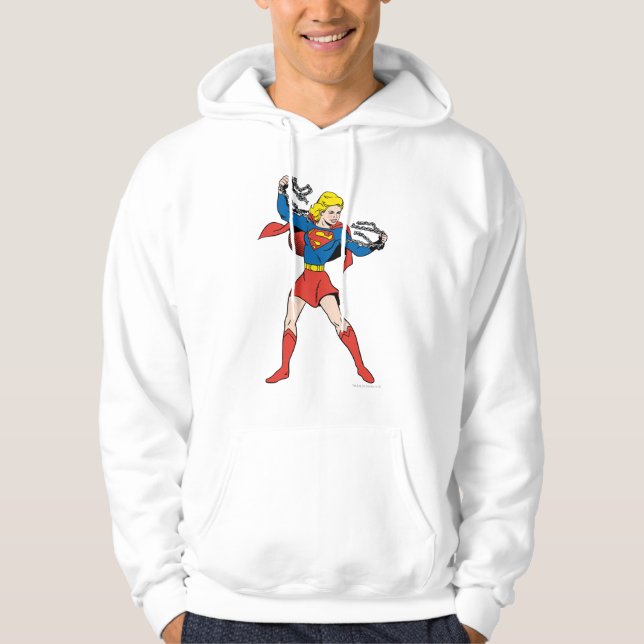 Supergirl-Pose 10 Hoodie (Vorderseite)
