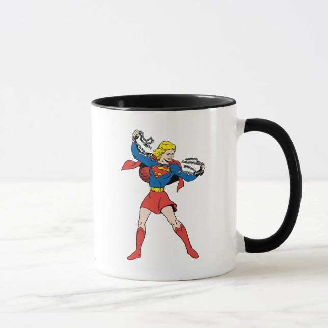 Supergirl-Pose 10 Tasse (Rechts)