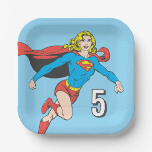 Supergirl Pose 1 Pappteller
