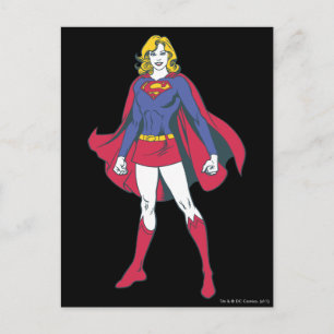 Supergirl-Pose 2 Postkarte