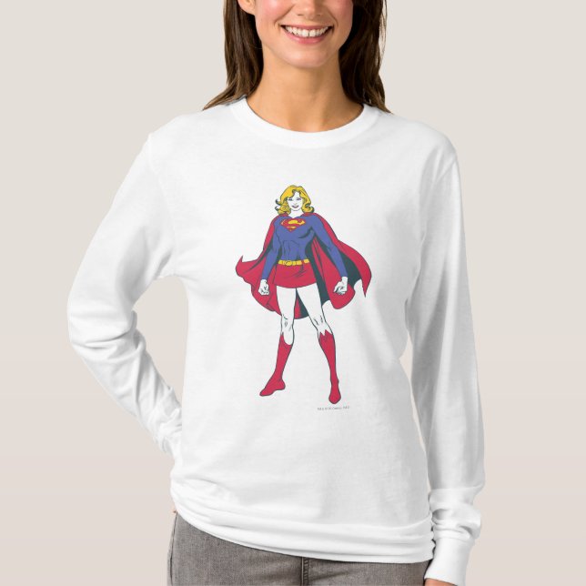 Supergirl-Pose 2 T-Shirt (Vorderseite)