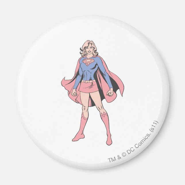 Supergirl-Pose 3 Magnet (Vorne)