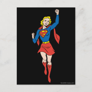 Supergirl-Pose 4 Postkarte