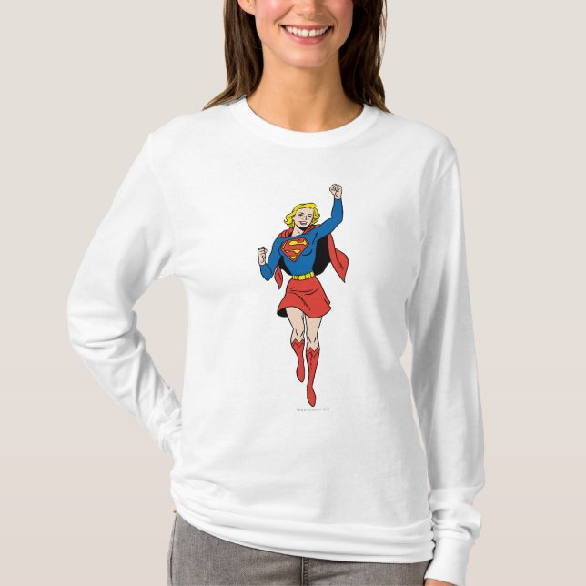 Supergirl-Pose 4 T-Shirt (Vorderseite)