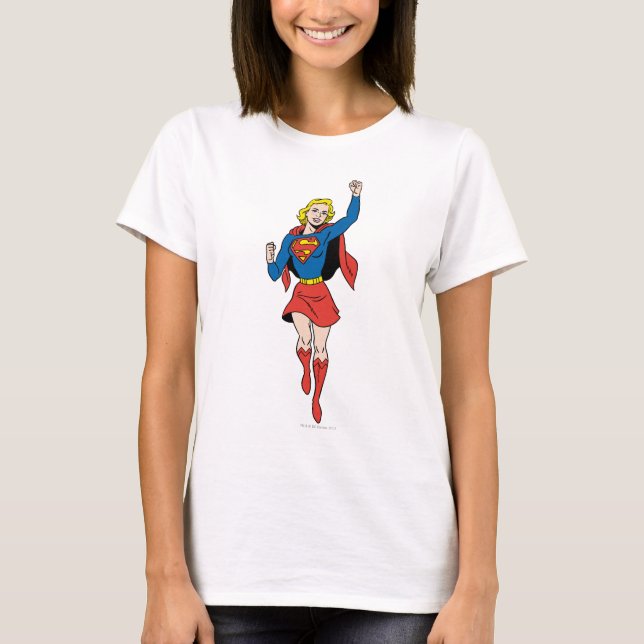 Supergirl-Pose 4 T-Shirt (Vorderseite)