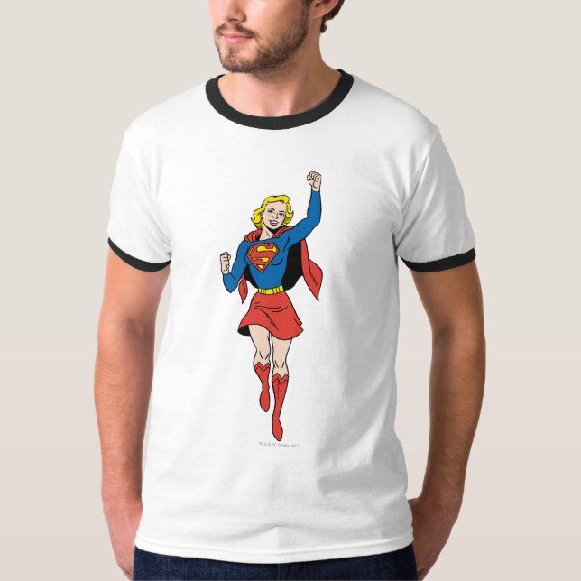 Supergirl-Pose 4 T-Shirt (Vorderseite)