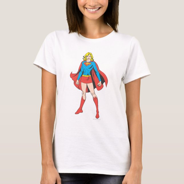 Supergirl-Pose 5 T-Shirt (Vorderseite)