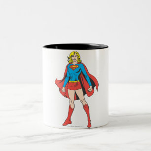 Supergirl Pose 5 Zweifarbige Tasse