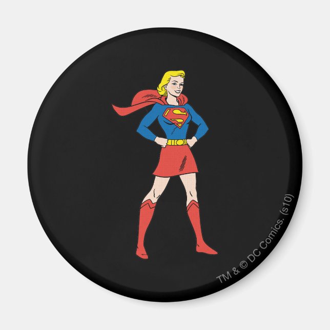 Supergirl-Pose 7 Magnet (Vorne)