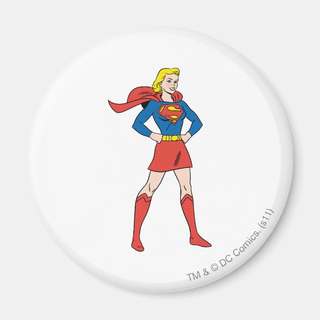 Supergirl-Pose 7 Magnet (Vorne)
