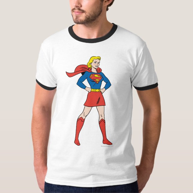 Supergirl-Pose 7 T-Shirt (Vorderseite)