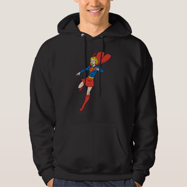Supergirl-Pose 8 Hoodie (Vorderseite)