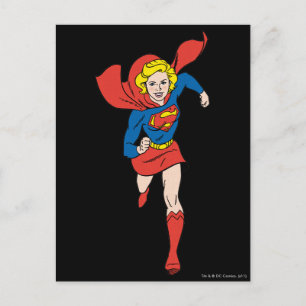 Supergirl-Pose 8 Postkarte