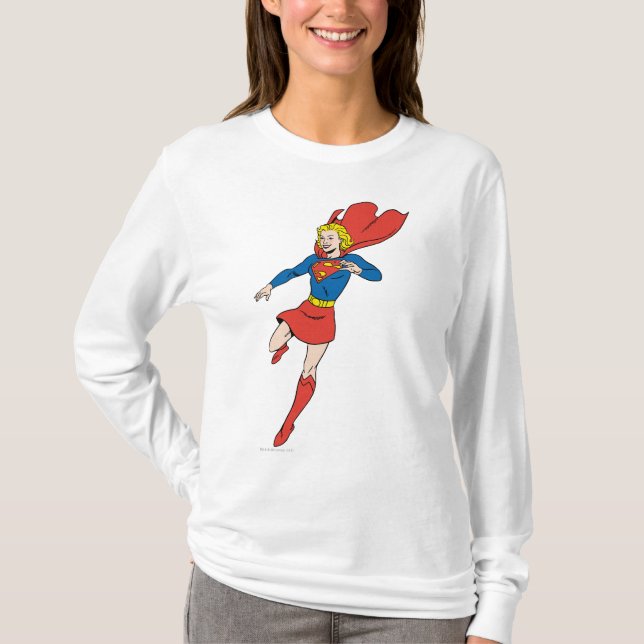 Supergirl-Pose 8 T-Shirt (Vorderseite)