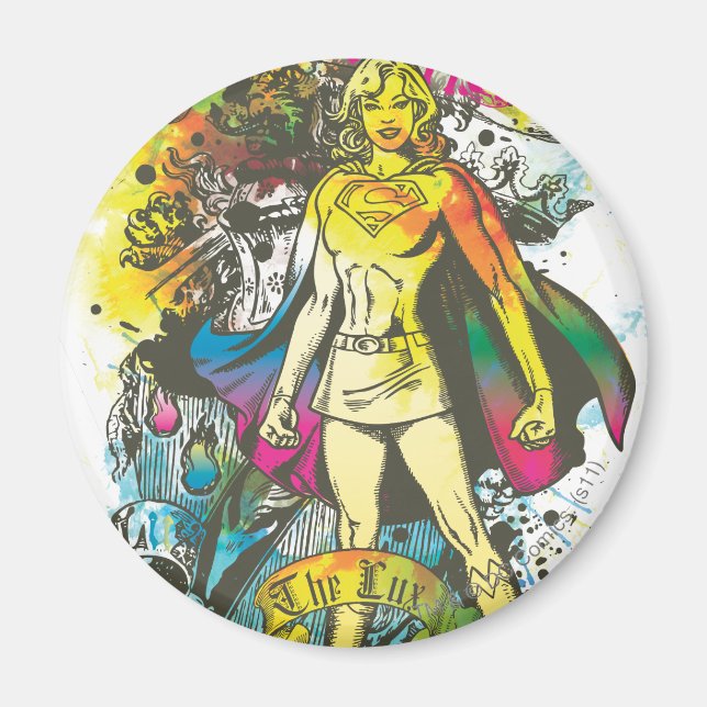 Supergirl-Pose Magnet (Vorne)