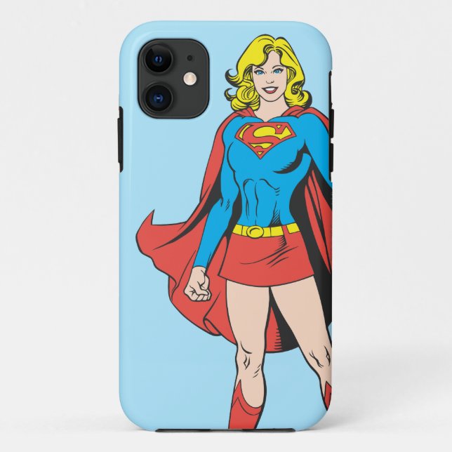 Supergirl-Posen Case-Mate iPhone Hülle (Rückseite)