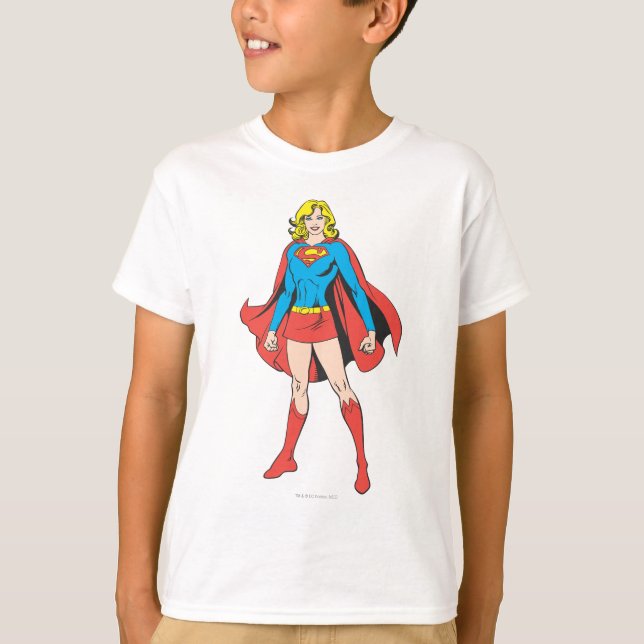 Supergirl-Posen T-Shirt (Vorderseite)