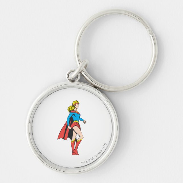 Supergirl Profil Schlüsselanhänger (Vorne)