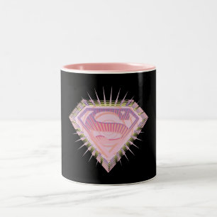 Supergirl Rad Logo Zweifarbige Tasse