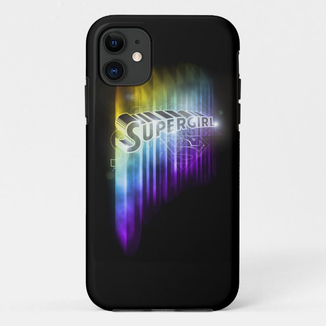 Supergirl Rainbow Case-Mate iPhone Hülle (Rückseite)