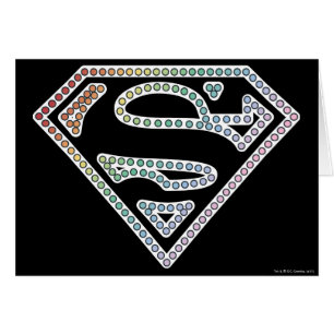 Supergirl Rainbow Outline Logo