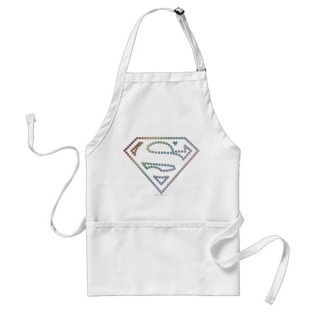 Supergirl Rainbow Outline Logo Schürze (Vorne)