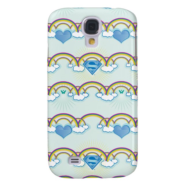 Supergirl Rainbow Pattern Case-Mate Samsung Galaxy Hülle (Rückseite)