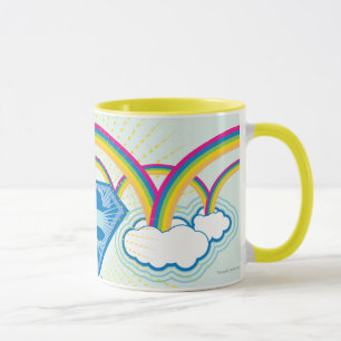 Supergirl Rainbow Pattern Tasse