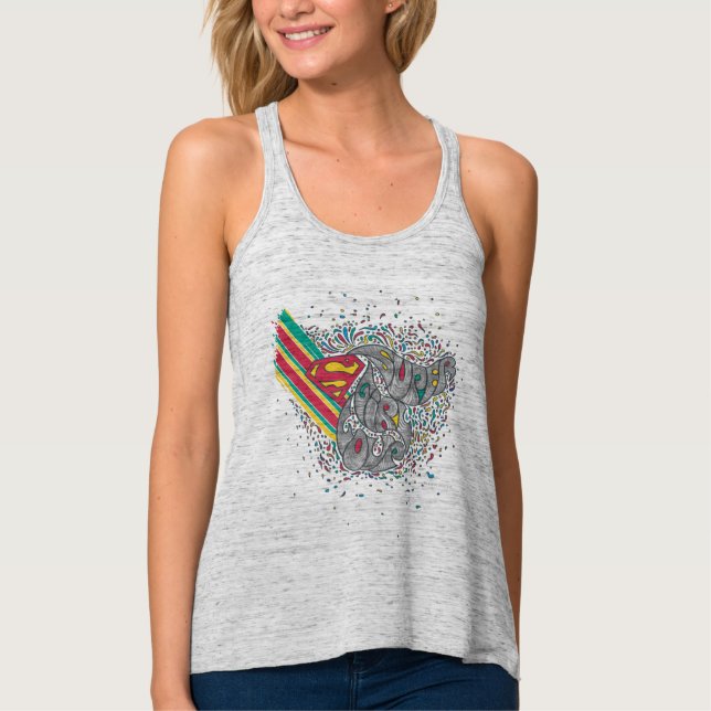 Supergirl Random World 2 Tank Top (Vorderseite)
