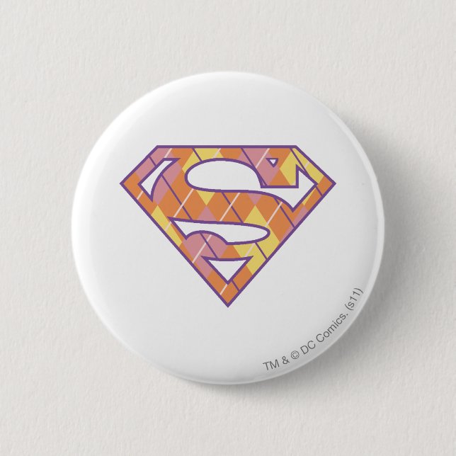 Supergirl-Raute-Logo Button (Vorderseite)