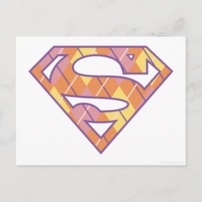 Supergirl-Raute-Logo Postkarte (Vorderseite)