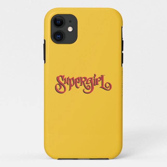 Supergirl Red Logo Case-Mate iPhone Hülle (Rückseite)